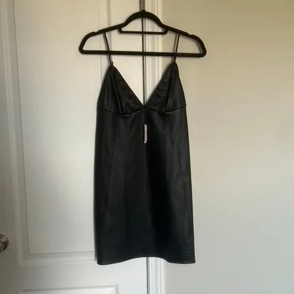 Victoria's Secret | Dresses | Nwt Victorias Secret Faux Leather Dress |  Poshmark